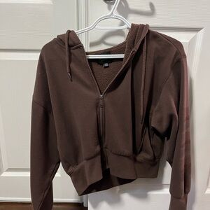 Bluenotes Chocolate Brown Women's Zip-Up Hoodie